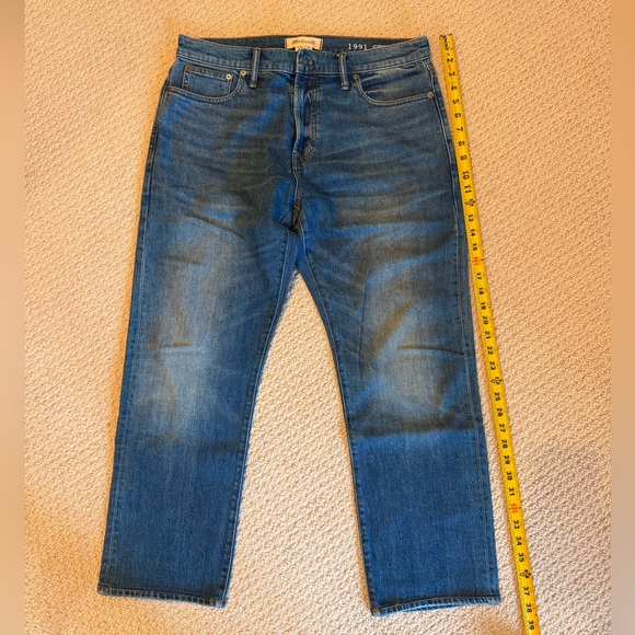 Madewell men’s 1991 straight leg jeans size 33 - Picture 2 of 7